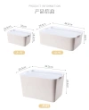 Plastic storage boxes with LIDS, clothes, sundries, children's toy storage boxes, wardrobe storage boxes, and covered bed sorting boxes details Picture